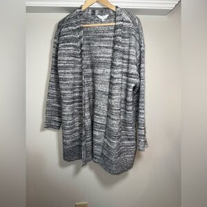 Time and Tru Gray Oversized Cardigan Size Large
